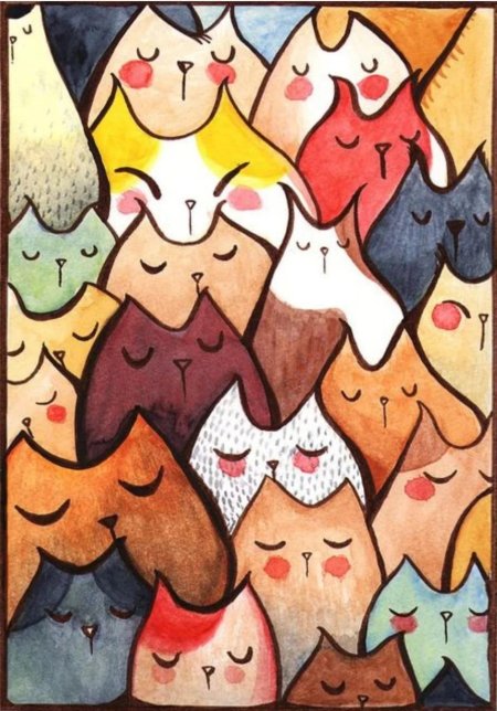 Стилизованные коты