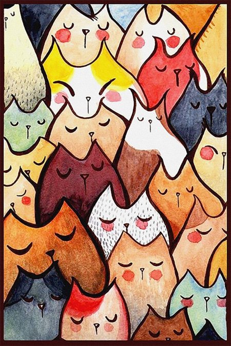 Стилизованные коты
