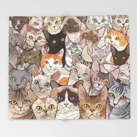 Много кошек