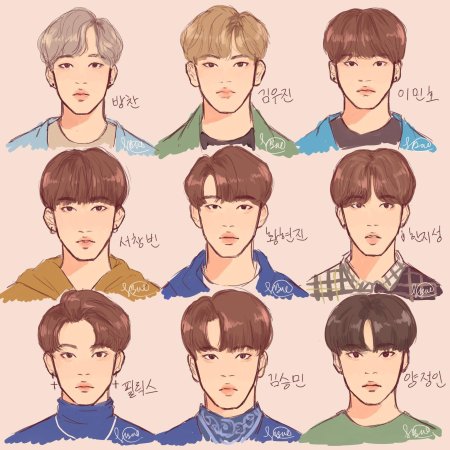 Стрей кидс рисунки