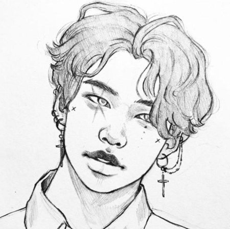 Скетчи stray kids феликс