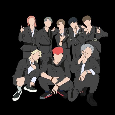 Наклейки stray kids феликс