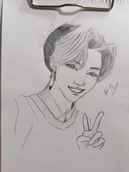 Феликс бтс для срисовки