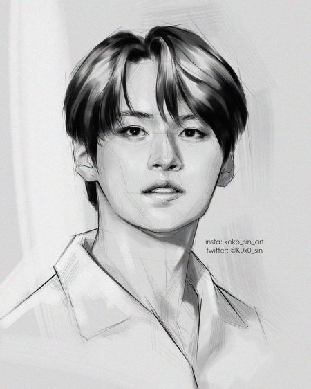 Ли минхо арт