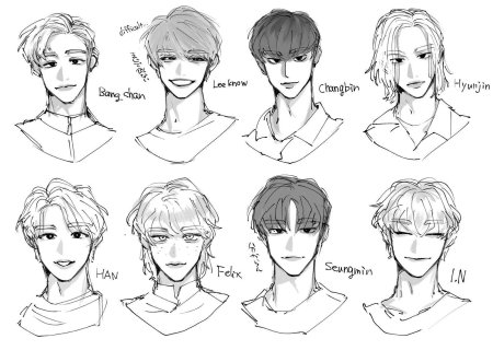 Вебтун детальная рисовка