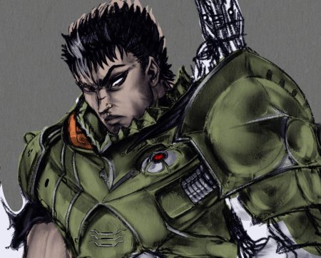 Берсерк гатс арт кроссовер