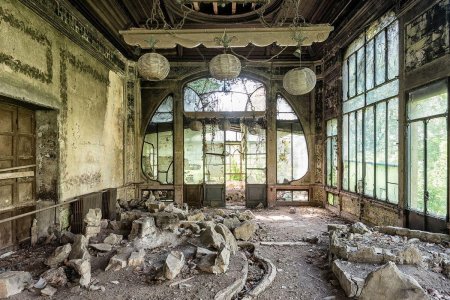 Италия удине заброшенный особняк