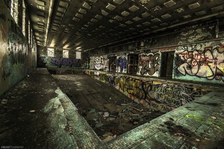 Заброшенный бассейн истра