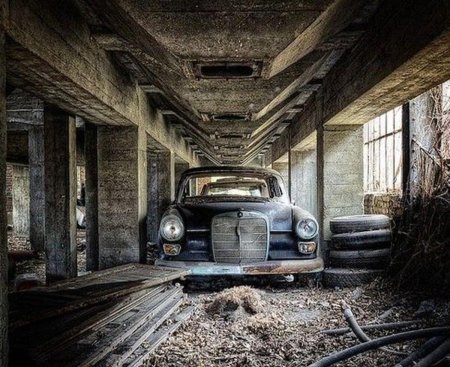 Старые заброшенные автомобили