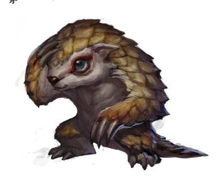 Панголин d модель