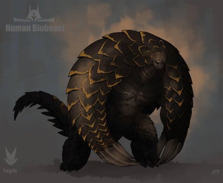 Панголин арт монстр