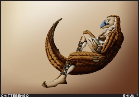 Фурри птица