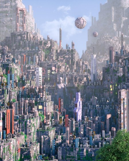 Sci fi city