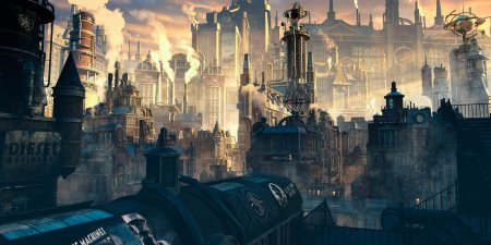 Стимпанк пейзаж