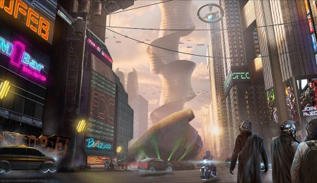 Научно-фантастический город (sci-fi city) universal singgapor