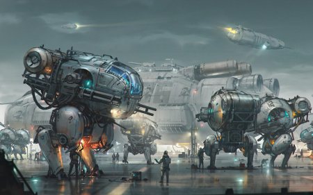 Скай фай робот арт