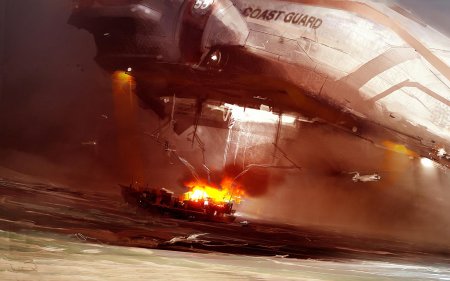 Разбившийся космический корабль