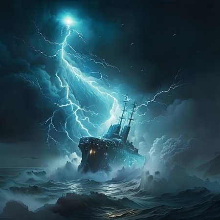 Шторм корабль