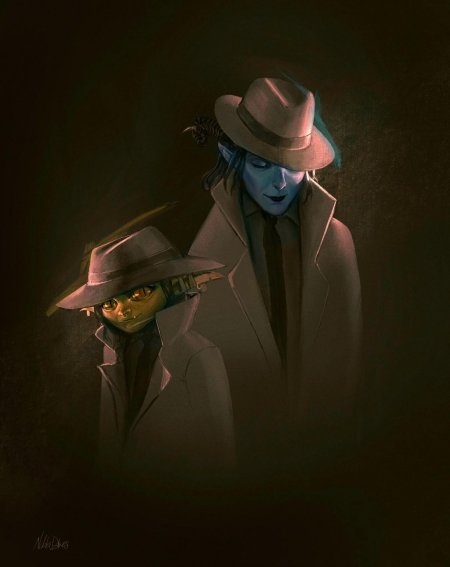 Сыщик в шляпе лавкрафт арт
