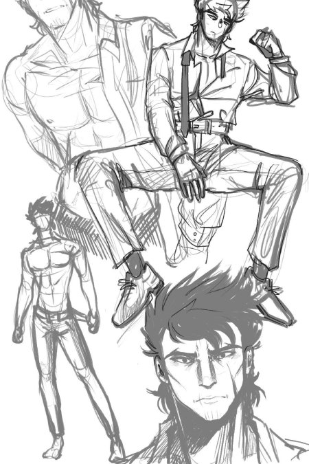 Рисунки джоджо польнарефф