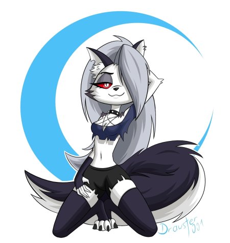 Луна helluva boss furry