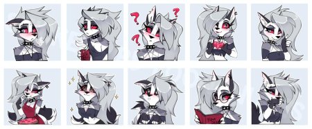 Стикеры loonanudes