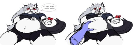 Фурри толстые