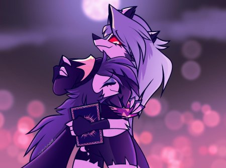 Loona x mox helluva boss