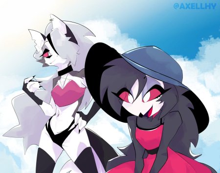 Hotel hazbin octavia и луна