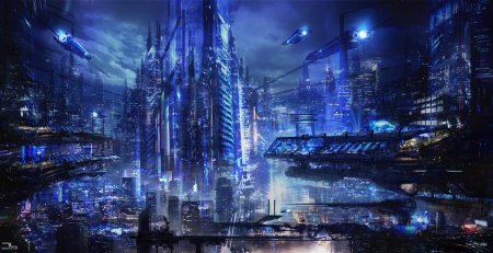 Sci fi city