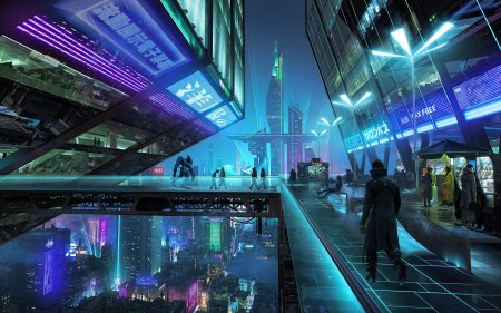 Cyberpunk город