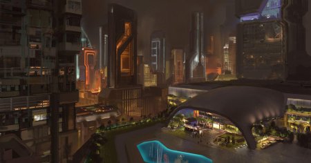 Sci fi подземный город