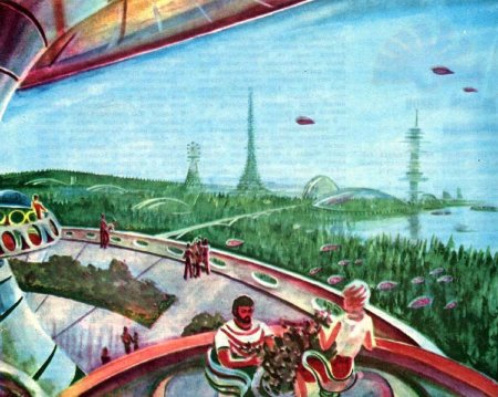 Ретро футуризм ссср люди будущего