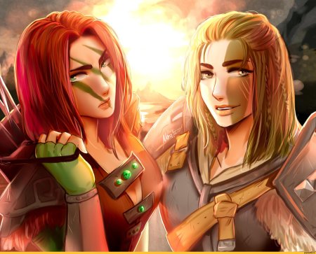 The elder scrolls эйла охотница