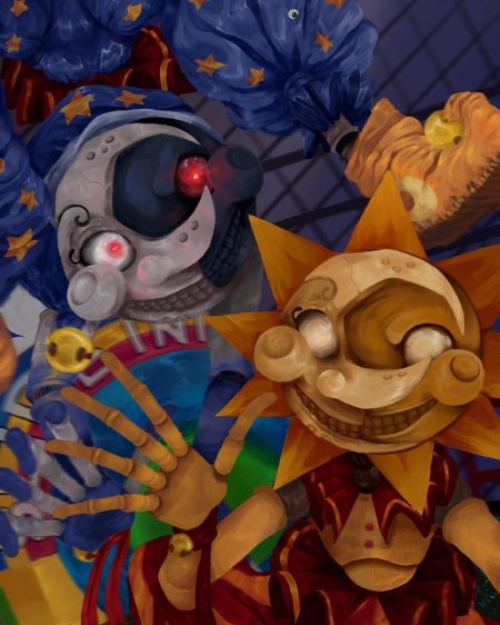 Луна фнаф аниматроник