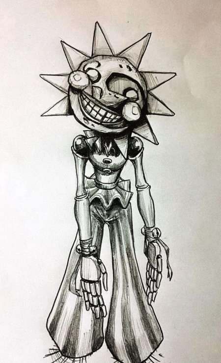 Солнце фнаф арты