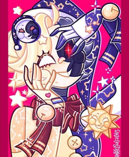 Fnaf sun and moon shandzii