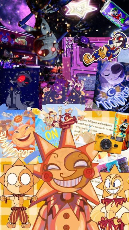 Солнце из фнаф арт