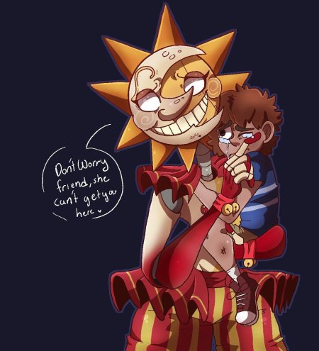 Солнце и грегори фнаф