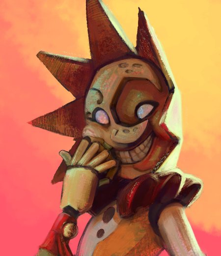 Солнце из фнаф арт