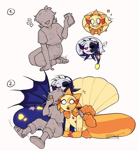 Солнце из фнаф рисунок