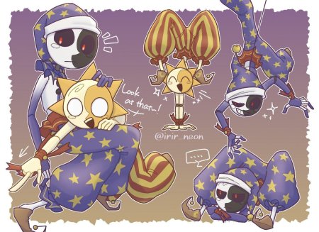 Солнце и луна из фнафа