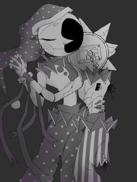 Солнце и луна фнаф аниме