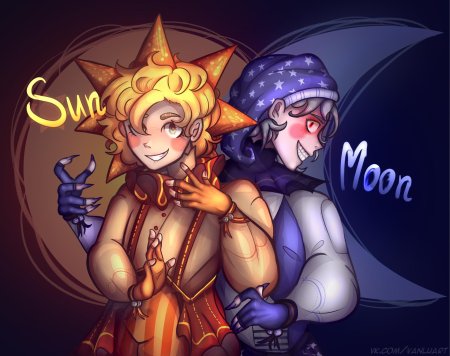 Солнце и луна фнаф хуманизация