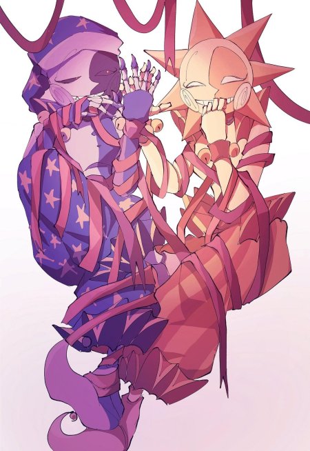 Фнаф солнце и луна арт