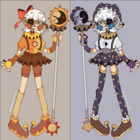 Солнце и луна фнаф косплей