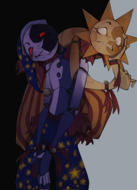 Sun and moon fnaf