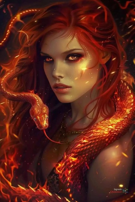 Девушка змей