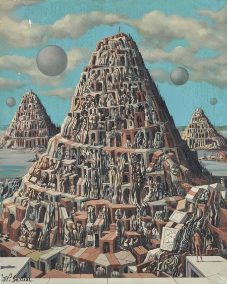 Питер брейгель. вавилонская башня. г.