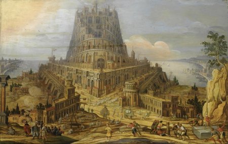 Вавилонская башня картина мартина джона